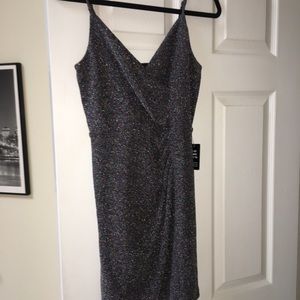Sparkle/sequin Express NYE multicolor dress